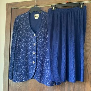 Two piece, size 12, Leslie Fay dress